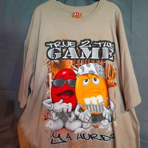 Vintage B.E.Z. Hip Hop M&M T-Shirt - Grunge Streetwear Collection 2XL